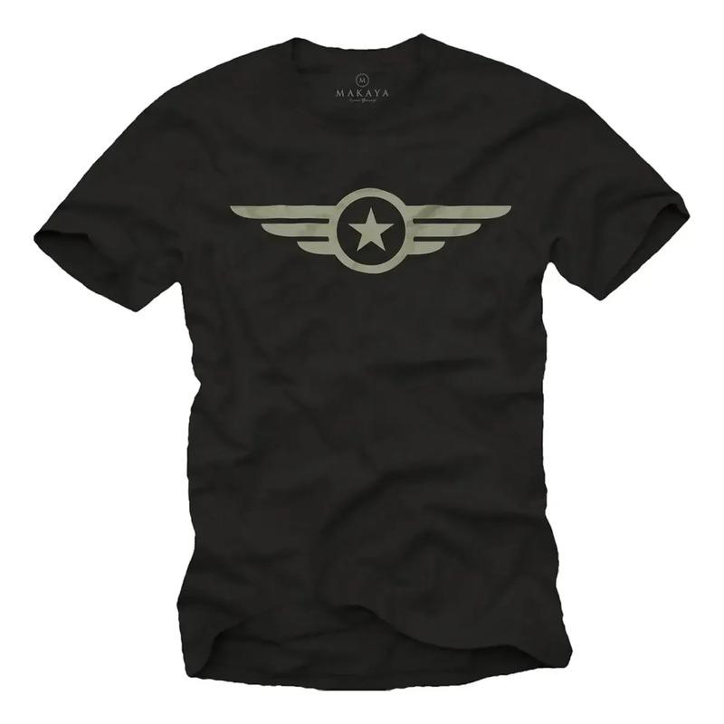 Makaya Camiseta Hombre Us Army - Air Force Star Vintage S