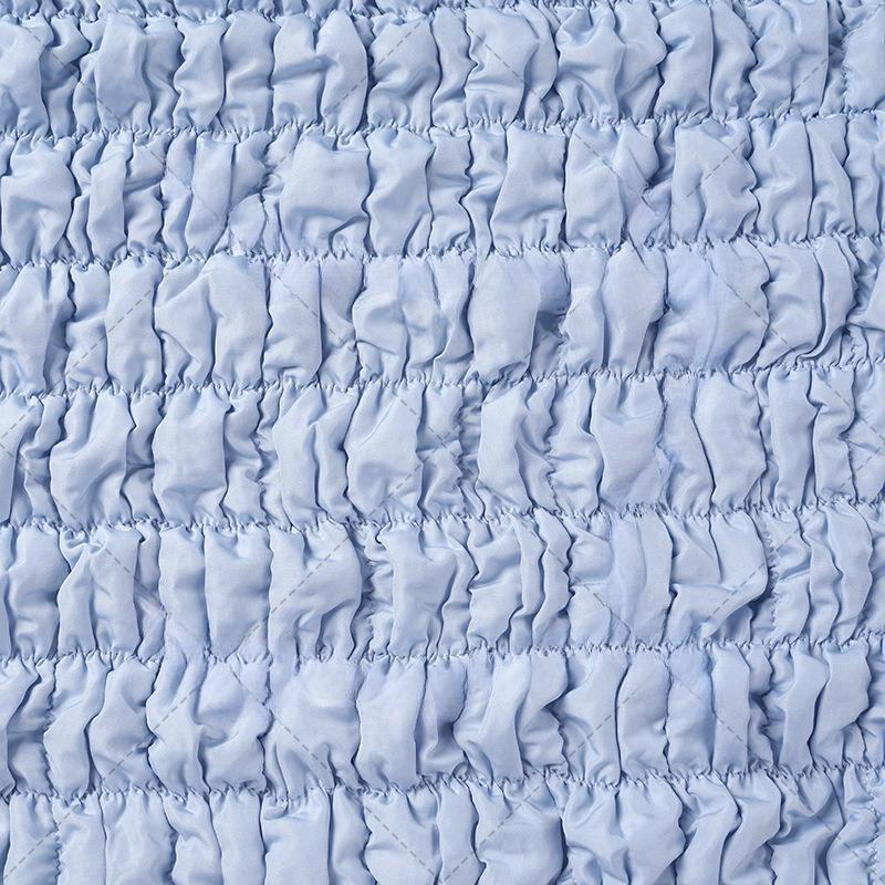 Elastic Checkered Quilted Embroidered Fabric Spring Yarn-spun Cloud Bag Cotton Fabric DIY Pet Clothing, Hand Warmer Treasure Bag