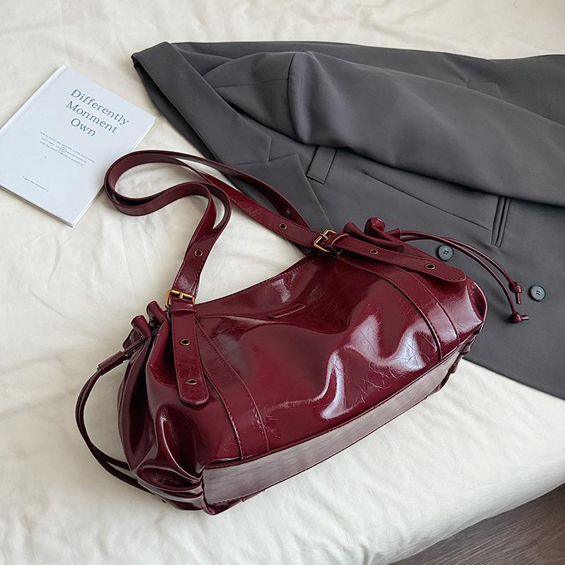 Bag women's large-capacity winter new casual one-shoulder fashion tote bag