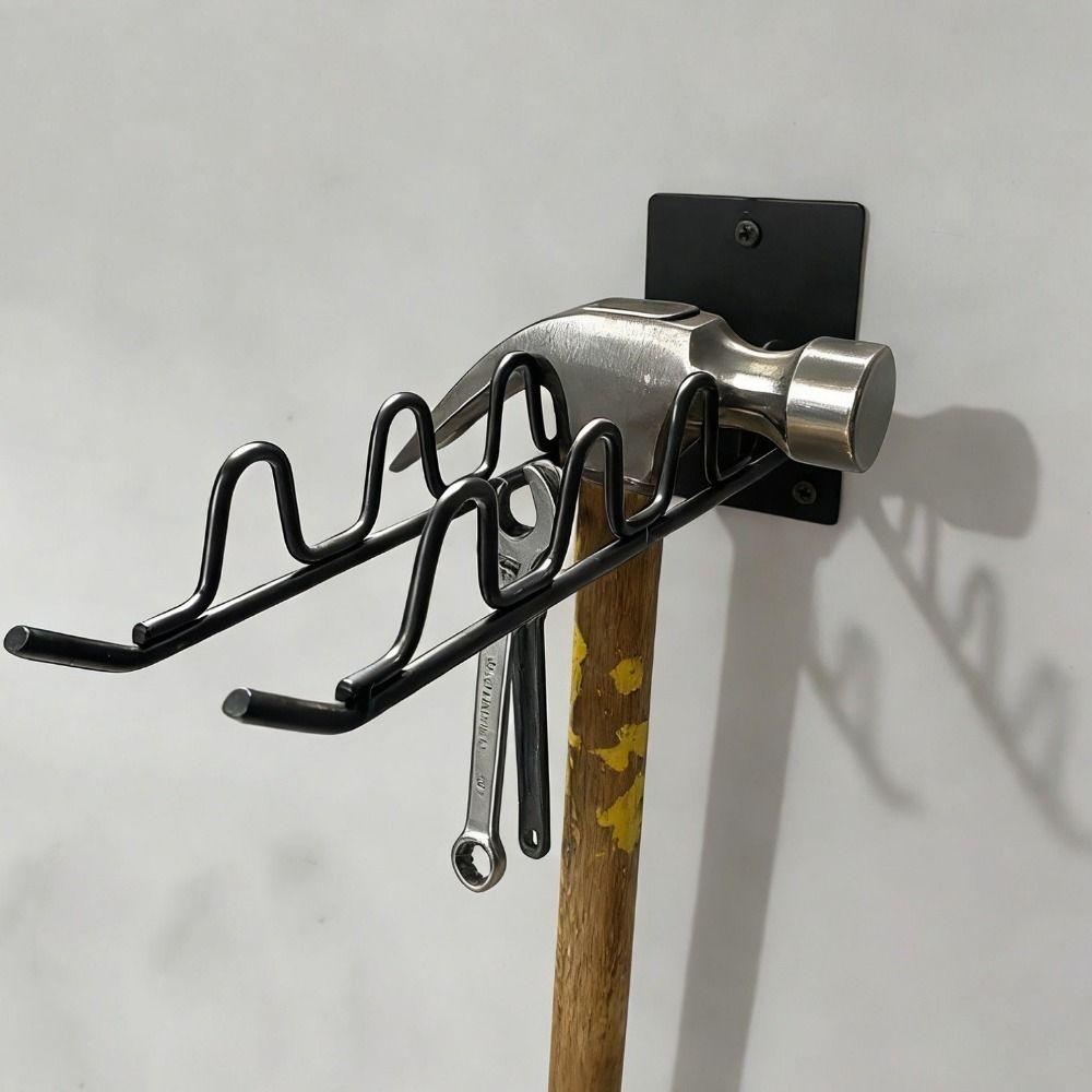Wall Mounted Garden Tool Storage Rack Space Saving Garden Hoes Display Hanger  Gardening Tools