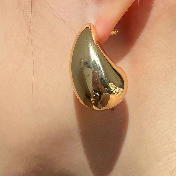 

Elegant S925 Silver Teardrop Earrings for Women - High-End, Versatile, Fashionable European and American Style