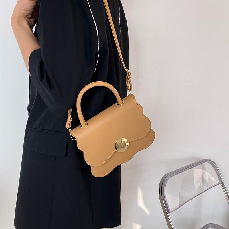 Chic Small Square Crossbody Bag With Soft Pu Material Magnetic Closure For Everyday Use