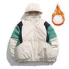 Cotton Coat Men's Autumn and Winter New Hooded Outdoor Windproof Plus Velvet Warm Jacket Men's Coat Casual Men's Clothing