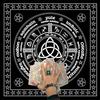 Tarots Tablecloth Rune Divinations Table Cover Astrology Oracles Board Game Mat Square Shape Pendulum Altar Table Cloth