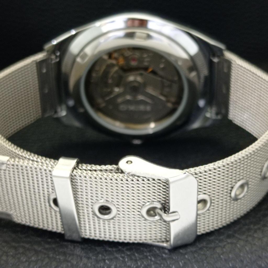 REFURBISHED SEIKO 5 AUTOMATIC 6309A VINTAGE JAPAN MENS BLACK WATCH a441327-5 Sk-a441327