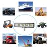 72W Automotive Work Lights LED Strip 4x4 24 LED Engineering Auxiliary Lights for Motorcycle Dirt Bike Auto Accessories