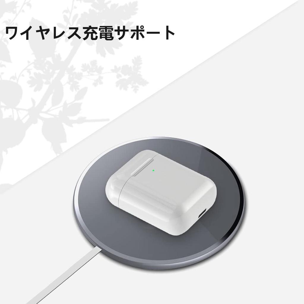 Podick Charging Compatible with AirPods 1 Replacement AirPods Charging Case with Wireless Charging and Bluetooth Pairing Case, & 2,