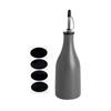 Cooking Oil Bottle Olive Dispenser Ceramic Elegant Appearance with Lid Vinegar Can Shoyu
