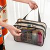 Waterproof Transparent PVC Cosmetic Bag for Travel - Large Capacity Portable Toiletry Organizer