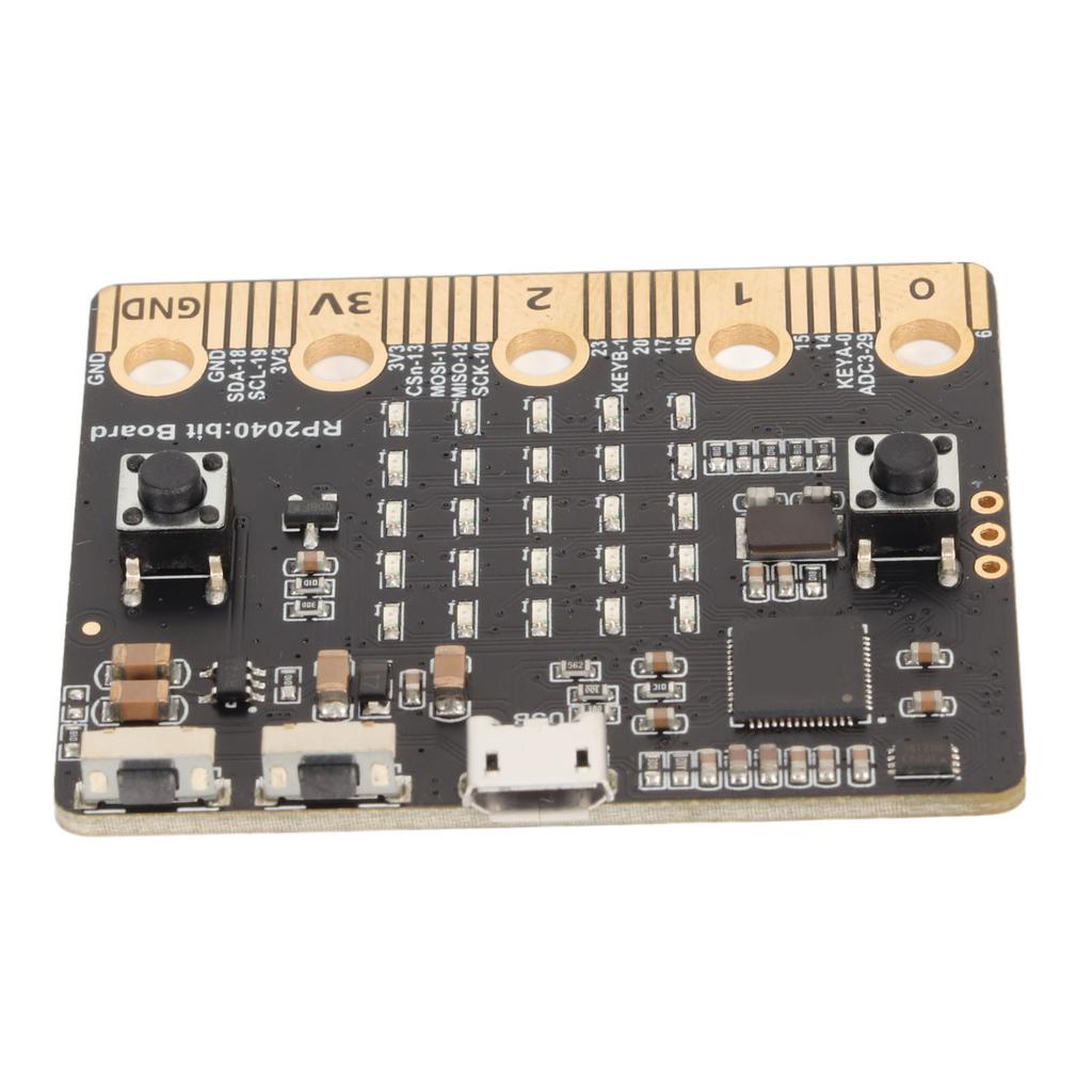 RP2040 Micro Bit Development Board for Raspberry PICO with LED Light for Programming Computer Game Robot Control