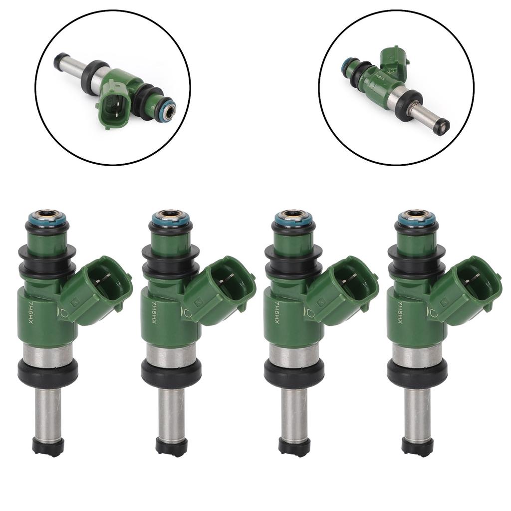 4pcs Fuel Injectors 3B4-13761-00-00 Fit for YAMAHA Grizzly YZ450F 450 550 700