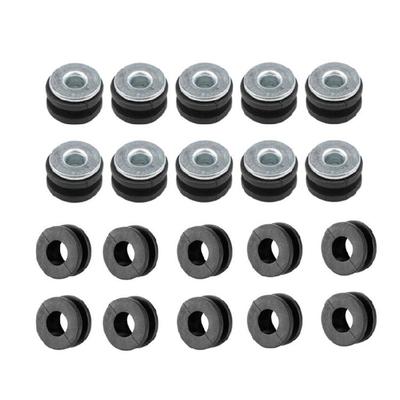 Juego de Accesorios de Repuesto para Motocicleta Carenado Carenado Amortiguador Arandela Cojín de Alivio de Presión Juego de Pasamuros para Carenado