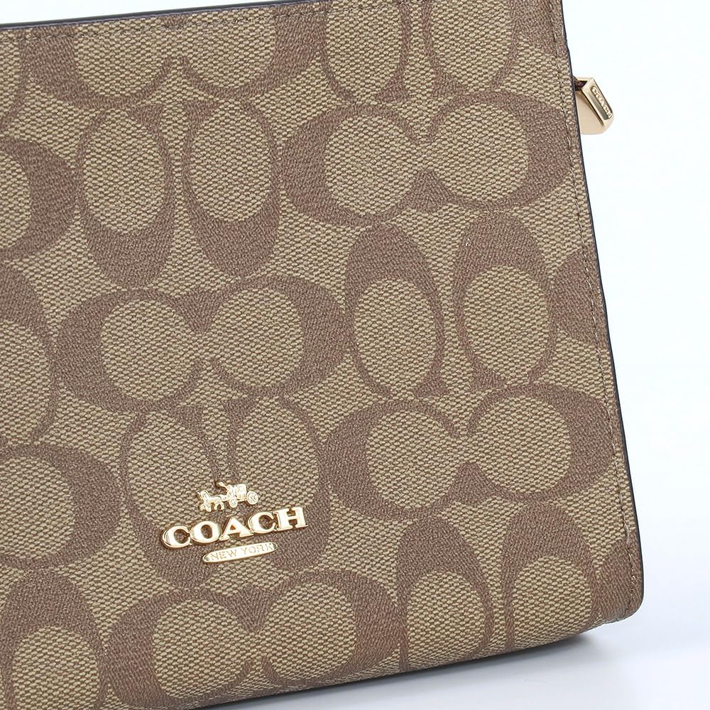 Tasche Umhängetasche CR239 IME74 Signature 2way Chain Outlet Khaki Saddle 2 [Coach] Damen [Artikel]