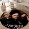 1pc The Vampire Diaries3 Design Printed Area Round Carpet for Bedroom Living Room Home Decor Rugs Mat Non Slip Mat Rug for Bedside