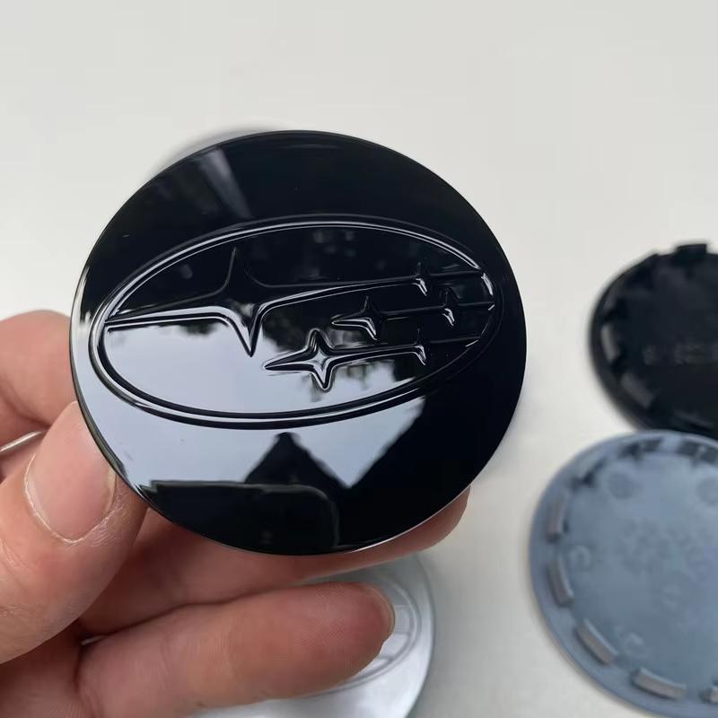 60mm 4pcs/set Car Wheel Center Hub Caps For SUBARU WRX STI Forester Legacy Outback BRZ XV Impreza emblem badge hubcapAccessories vus9