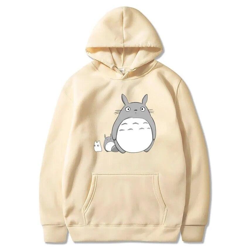 Herbst Mein Nachbar Totoro Drucken Hoodies Anime Unisex Frauen Mode Sweatshirts Übergroßen Hoodie Pullover Trainingsanzug Unisex Kleidung