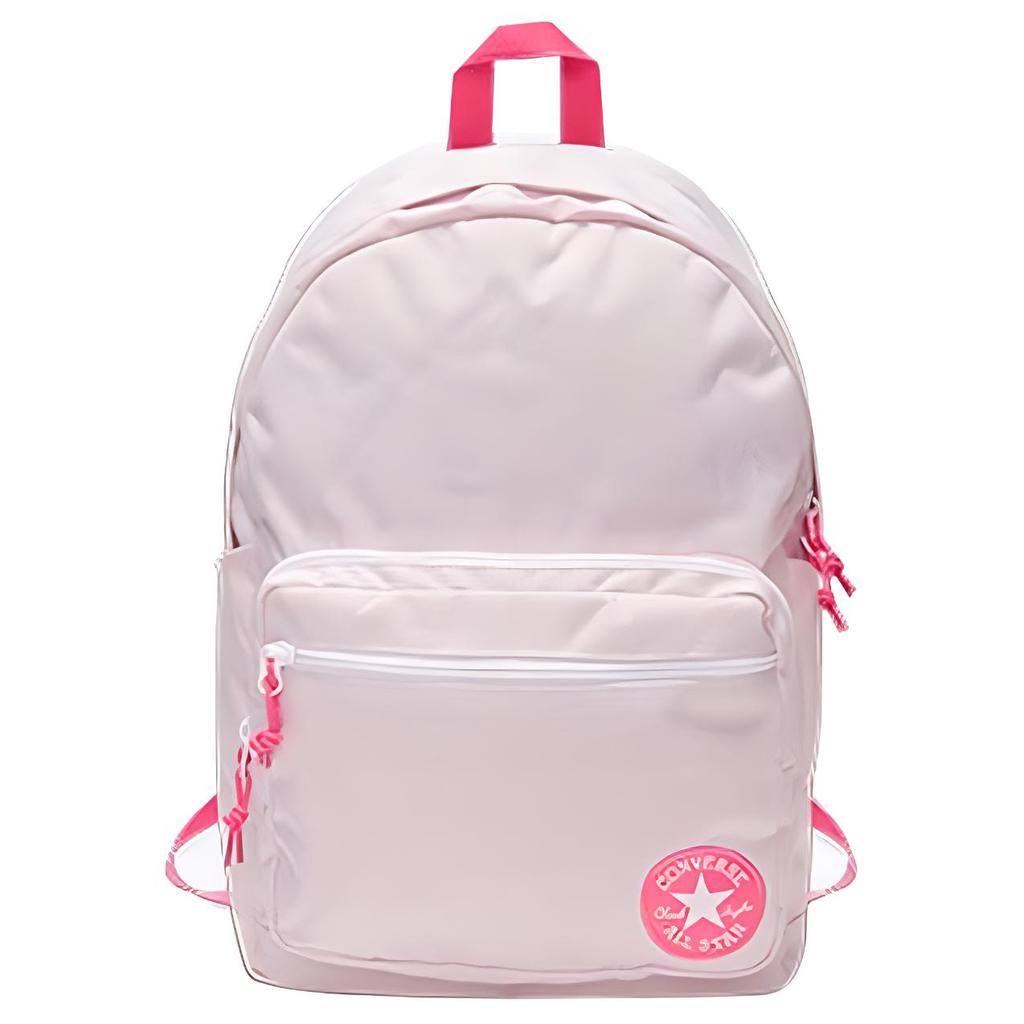 Converse Go 2 Classic Versatile Solid Color Zipper Closure Backpack Women Backpack Sakura-Pink 10019900-A06