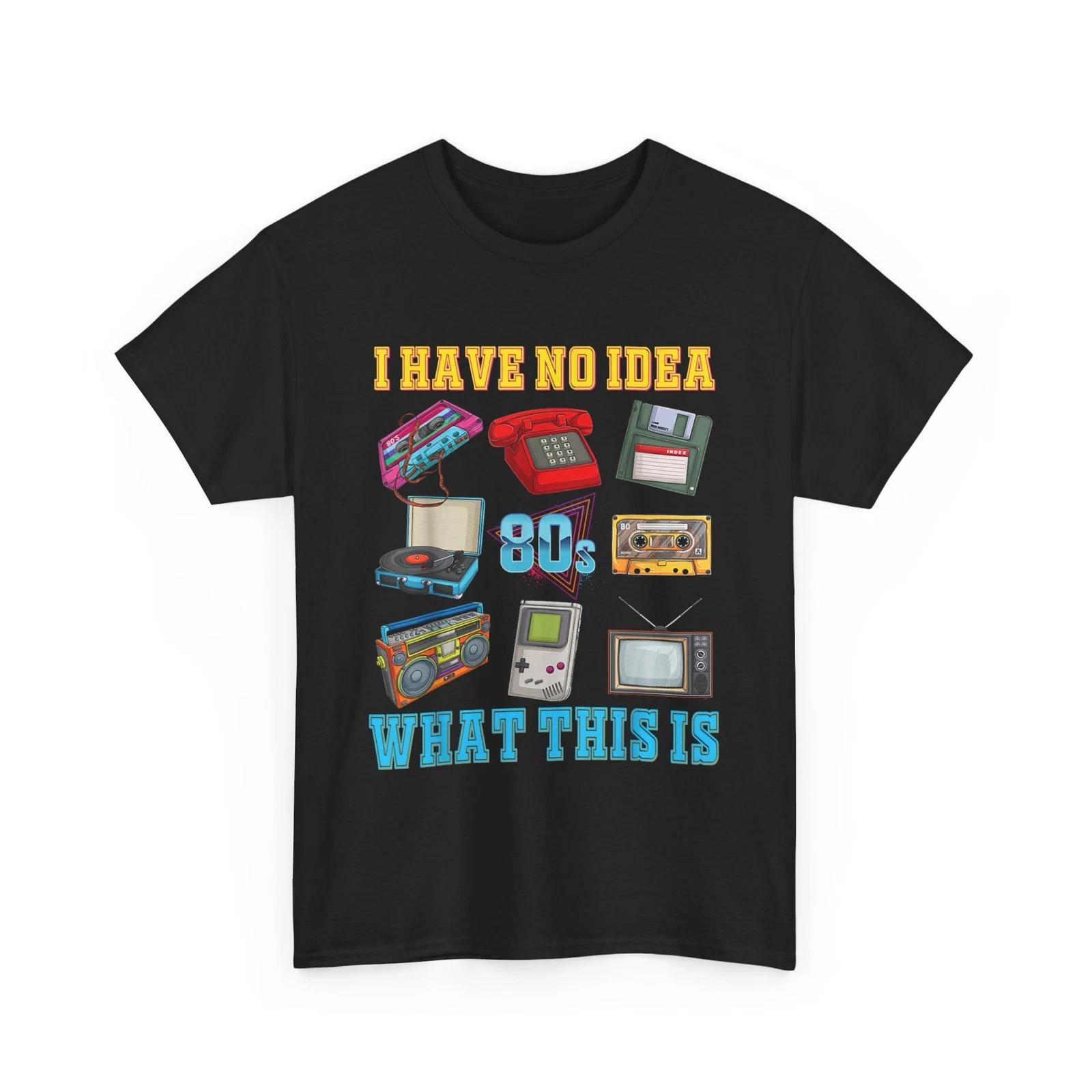 I Have No Idea What This Is Kids 70s 80s 90s theme outfit T-Shirt M