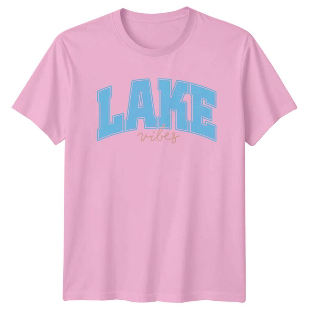 Lake Vibes TShirt Summer Vacation Tee Graphic Text TShirt