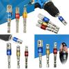 Durable Hex Shank Socket Adapter Set For Drill Drivers With Three Size Options