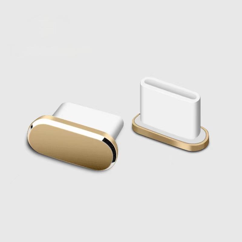 

2pcs Metal Type-C Dust Plug , Type C Charging Port Plug Protector Caps for Samsung Huawei Xiaomi Phone Dustplug Caps