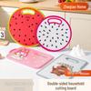 Double-Sided Cartoon Cutting Board: Durable, Anti-mold & Antibacterial Plastic for Fruits & Vegetables.