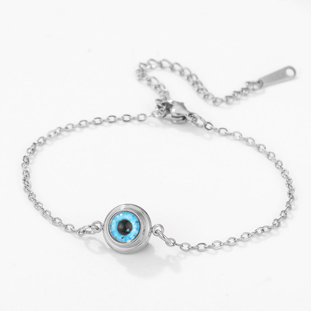 LIKGREAT Blue Evil Eye Bracelets for Women Girl Teen Protection Turkish Good Luck Bracelet Talisman Jewelry Gift