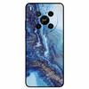 Für ZTE Blade V70 Max / Nubia V70 Max Marmor-Bemaltes Weiches TPU-Silikon-Rückseitenabdeckung Case Für Blade V70 Max Fusion Black Case V70Max