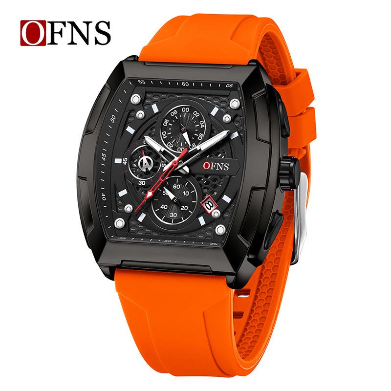 Men s Trendy Waterproof Luminous Six-Hand Calendar Quartz Watch