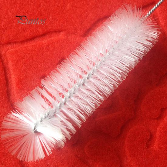 5 Pcs White Bristle Aquarium Fish Tank Water Pump Tube Clean Cleaning Brush