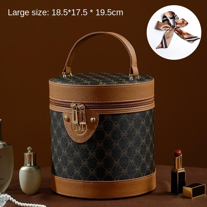 Maillard Color Bucket Bag Kosmetické pouzdro Velkokapacitní kosmetická taška na suvenýry Multifunkční voděodolná přenosná