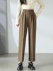 Costume Pantalon Harem Taille Haute pour Femme - Pantalon Cigarette Droit Décontracté Printemps/Été