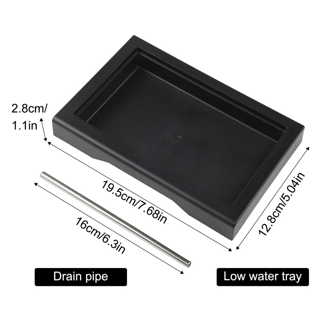 Coffee Preparation Stainless Steel Tube Easy To Install Drip Tray Kit Stainless Steel Tube Space Efficient Tray