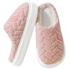 Thickened cotton slippers women's autumn and winter 2025 new home home thick bottom non-slip warm confinement plush slippers