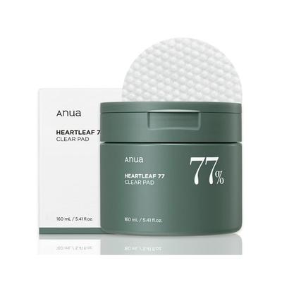 ANUA Dokudami 77 Clear Pad (70 Count) - Toner Pads - Exfoliating & Moisturizing Skincare