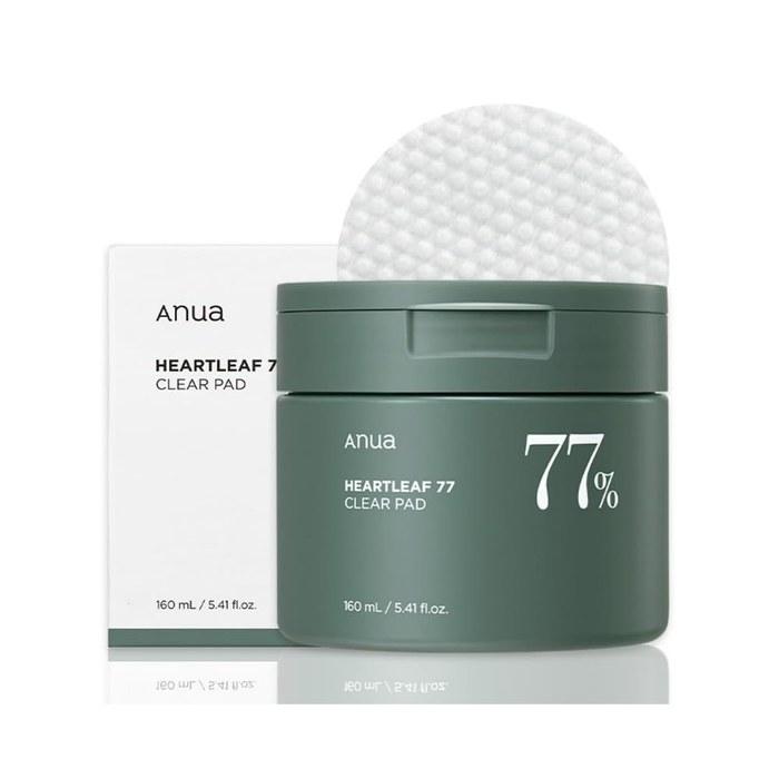 ANUA Dokudami 77 Clear Pad (70 count) - Toner Pads - Exfoliating & Moisturizing Skincare