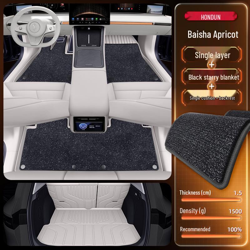 2026 Hongqi S9 TPE Floor Mats: Full Set Interior Carpet for Five Seats