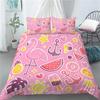 Luxury 3D Flamingo Print Bedding Sets Comfortable Duvet Cover and Pillowcases in EU/US/AU Sizes