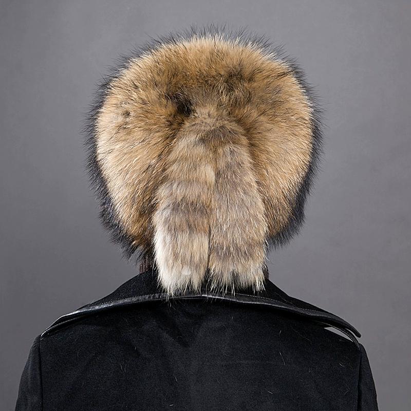 Fox fur hat men's winter fur ethnic style Mongolian hat genuine leather warm ear protection Northeast ski hat Korean version tide