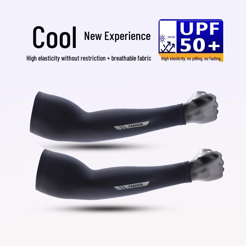 Men s Ice Silk UV Protection Arm Sleeves
