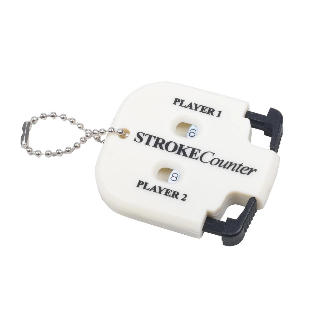 1PC Mini Golf Score Shot Stroke Counter Clicker Keychain For Golf Game Scorekeeper Golf Accessory