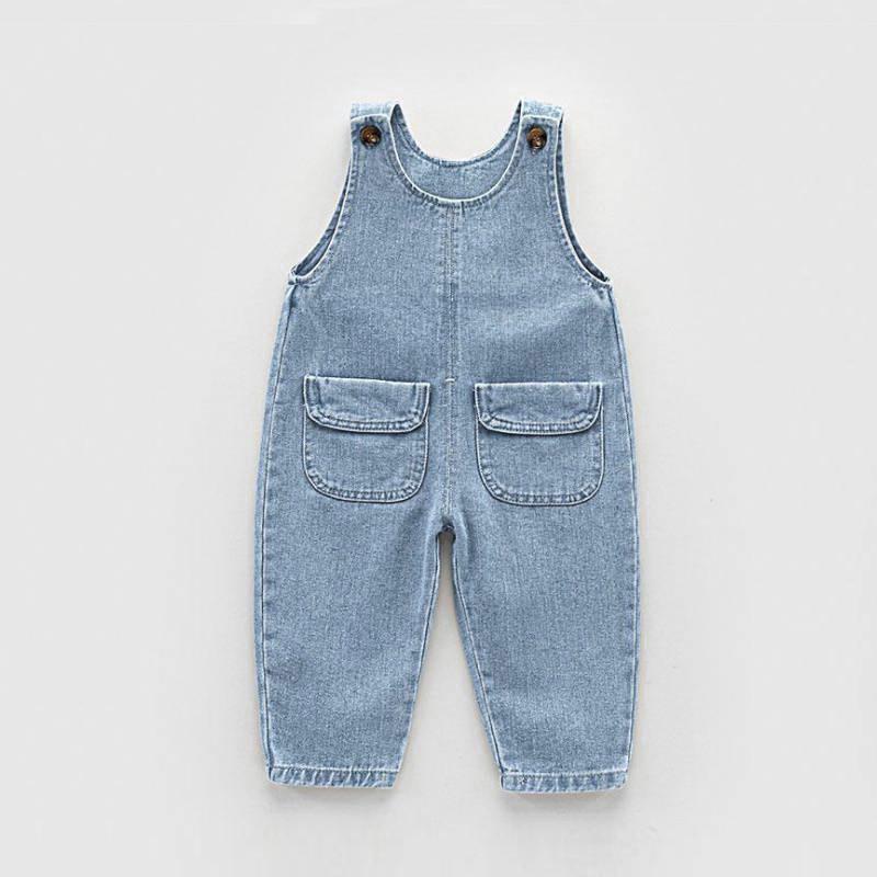 2022 Summer Denim Shorts and Rompers for Toddlers: Boys' and Girls' Overalls