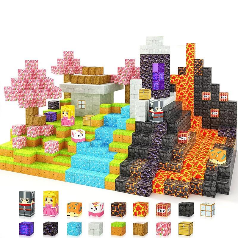 Magnetic Building Blocks Set: Educational Assembly Toys for Kids