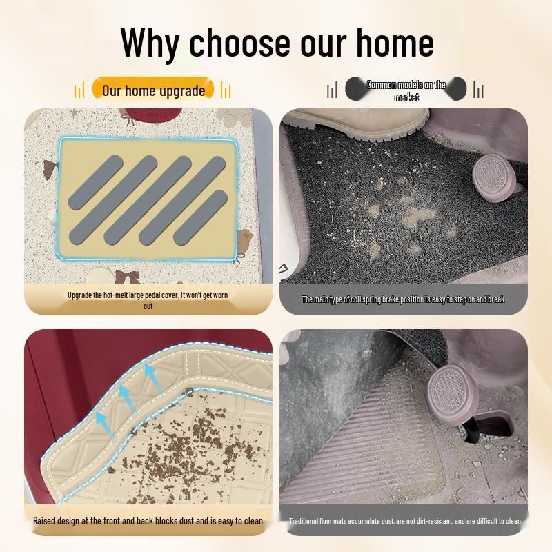 Jinfeng SU7 Classic Electric Tricycle Floor Mat Pedal Pad Decorative Accessory