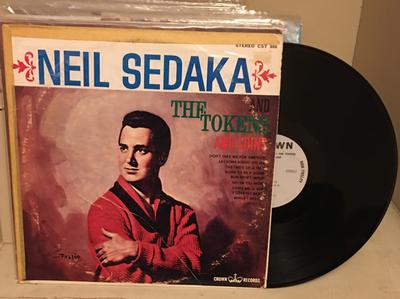 LP Record NEIL SEDAKA - Neil Sedaka And The Tokens And Coin CST366 CROWN 1963 US Rock Used