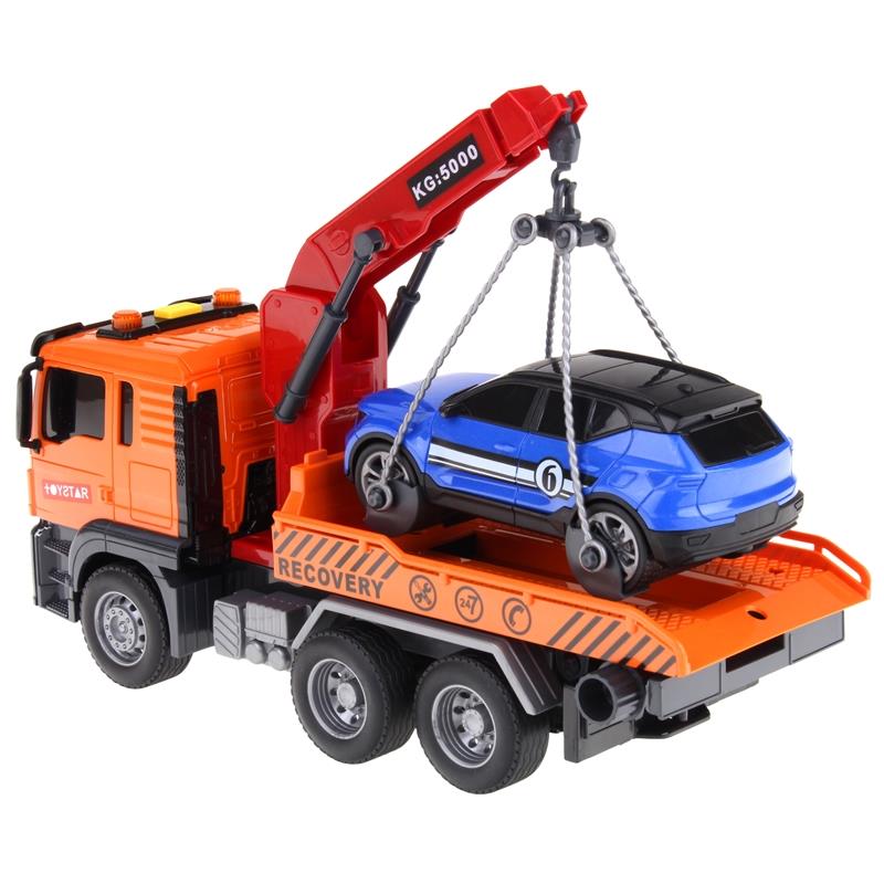 Car Truck Roadside Assistance Tow Truck with Crane Tow Truck + Car
