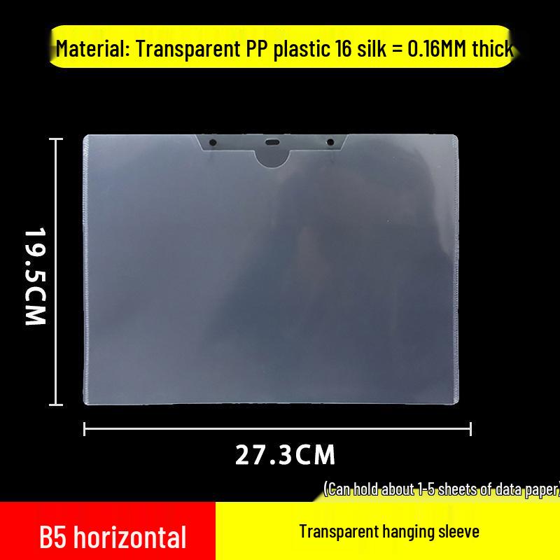 Durable Translucent Multi-Size Document Sleeve & Organizer