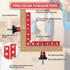 12ks Sada 90° rohových svorek Hliníková slitina Pravý úhel Svorka Tvar L Rychloupínací Polohovací Dřevoobráběcí nástroje