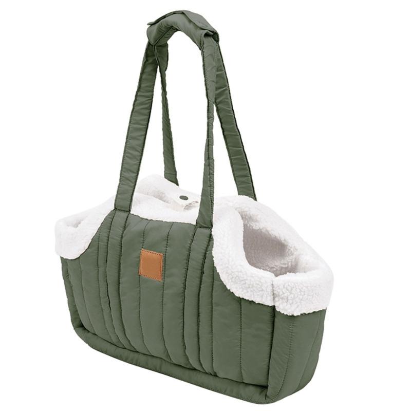 Haustiertragetaschen Handtasche Haustiertasche Ausgehtasche Reise für Welpen Outdoor-Reise Tragbare weiche Schultertasche
