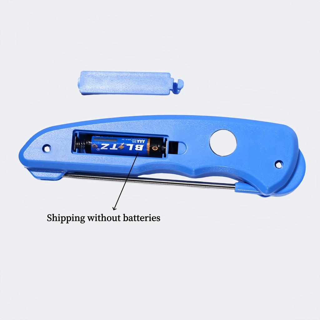 Tragbares Lebensmittelthermometer Staubdicht Faltbar Elektronisches Lebensmittelthermometer für Küche BBQ Backen Öl Fleisch Wasser Ofen Küchenwerkzeuge